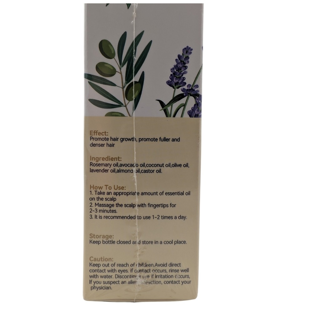 STARHIG Hair Growth Oil for Thicker Fuller Hair Vegan Natural Blend 2oz two pack - Picture 3 of 4